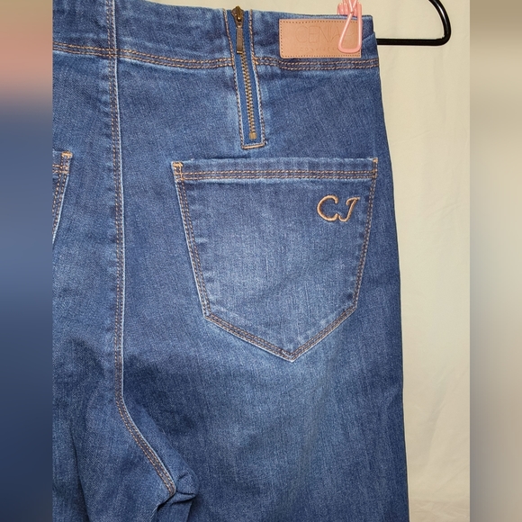 cenia convi jeans ankle Length Jeans Basic Signature Style with Leopard print - Picture 7 of 13